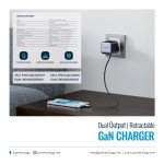 Powerology Dual Port | Retractable GaN Charger