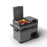 Powerology Smart Fridge & Freezer with Independent Dual Compartment - 55L