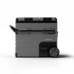 Powerology Smart Fridge & Freezer with Independent Dual Compartment - 55L