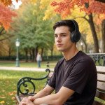 Porodo Soundtec PRIMO Wireless Headphone ENC & Low- Latency Gaming Mode.