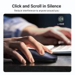 UGREEN Wireless Mouse, 2.4G Slim Silent Computer Mouse with 4000 DPI, USB Cordless Mouse with 18-Month Battery Life, Small Flat Portable Optical Mice