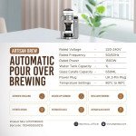 Lepresso Artisan Brew Automatic Pour Over Brewing – Silver