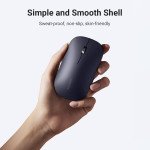 UGREEN Wireless Mouse, 2.4G Slim Silent Computer Mouse with 4000 DPI, USB Cordless Mouse with 18-Month Battery Life, Small Flat Portable Optical Mice