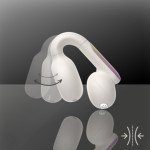 HAVIT OpenBuds Open-Ear FreeClip Headphones, Bluetooth V5.3, AI Noise Cancelling, Dual-Device Connections Earbuds with Microphone, 6.5H Long Battery L
