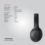 Porodo Soundtec PRIMO Wireless Headphone ENC & Low- Latency Gaming Mode.