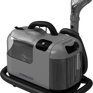 Powerology Powerful Spot & Stain Cleaner Hot Water & Steam Function 1200W Rated Power Versatile and Efficient Cleaning 11k Pa Powerful Suction Dual-Ta