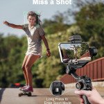 hohem iSteady M6 Kit Gimbal Stabilizer for Smartphone, 3-Axis Phone Gimbal with AI Tracking, Magnetic Fill Light, 18H Long Lasting Battery Stabilizer