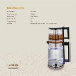 LePresso Turkish tea glass kettle