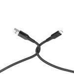 Powerology Braided USB-A To Lightning Data & Fast Charge Cable - black
