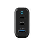 Powerology 3-Output 65W PD GaN Charger with Quick Charge USB-A (EU)