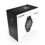 Porodo Cristallo AP Amoled Display Smart Watch - Black - 49mm Display
