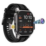 Porodo Spectre 4G Cellular & Video Smart Watch, 2MP Camera, 2+16GB Memory, 2 Hours Charging Time, Health and Fitness Tracking, Up to 2 Days Working Ti