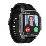 Porodo Spectre 4G Cellular & Video Smart Watch, 2MP Camera, 2+16GB Memory, 2 Hours Charging Time, Health and Fitness Tracking, Up to 2 Days Working Ti