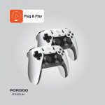 Porodo Gaming 4K Projector with Auto Keystone and Gamepad Controller, Android 11.0 Operating System, Wi-Fi 2.4/5 GHz and BT 5.0 Connectivity, English