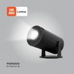 Porodo Gaming 4K Projector with Auto Keystone and Gamepad Controller, Android 11.0 Operating System, Wi-Fi 2.4/5 GHz and BT 5.0 Connectivity, English