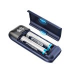 Powerology Diy Cell 10000+5000mAh Powerbank, Built-in Safety Features, Simultaneous Charging, Digital info Panel - Gray
