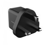 Powerology Super-Compact Gan Charger With (1.2m/4ft) USB-C To Lightning Cable