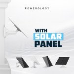 Powerology Wireless Outdoor Camera With Solar Panel