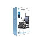 Powerology Solar Wireless Power Bank 16000 mAh, FM Radio, Speaker, Light, Watch Charger, LED Digital Clock, V5.3 Bluetooth, Emergency Light, 20W PD,..