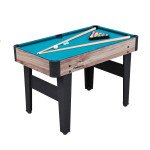 Porodo Lifestyle Multi-Game Table with Foosball Table, Billiard Table, Hockey Table & Table Tennis, Easy Transition, Quick Set-up, Full Package Access
