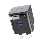 Powerology Dual Port | Retractable GaN Charger