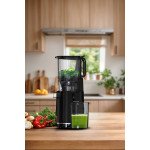 Porodo Lifestyle Cold Press Slow Juicer, 1.8L Hopper Capacity, Efficient Juice Extraction, Quiet 72dB Noise Level, Effortless Maintenance, 5.3" Wide F