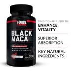 Force Factor Black Maca Root Vitality Supplement, Natural Maca Negra Extract, Fundamentals Series, 1000mg, 60 Capsules