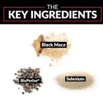 Force Factor Black Maca Root Vitality Supplement, Natural Maca Negra Extract, Fundamentals Series, 1000mg, 60 Capsules