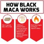 Force Factor Black Maca Root Vitality Supplement, Natural Maca Negra Extract, Fundamentals Series, 1000mg, 60 Capsules