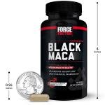 Force Factor Black Maca Root Vitality Supplement, Natural Maca Negra Extract, Fundamentals Series, 1000mg, 60 Capsules