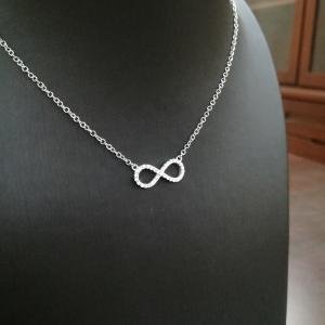 Necklace infinity silver