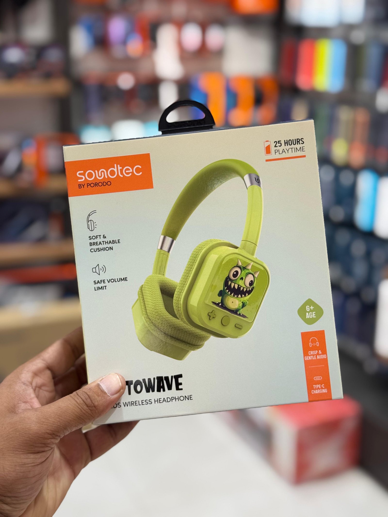 Porodo Soundtec Yotowave Kids Wireless Headphone