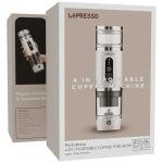 Lepresso MokaRise Electric Moka Maker with One- Touch Operation - Silver